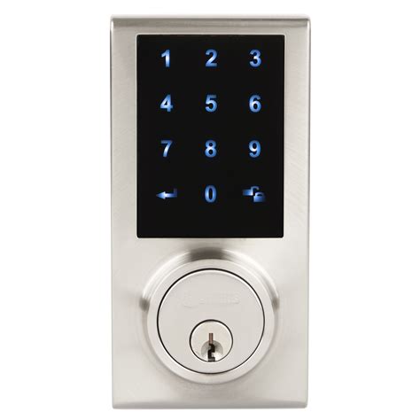 Brinks electronic deadbolt - BRINKS single cylinder deadbolt has a 1” deadbolt and steel anti-saw pin. It meets ANSI Grade 2 standards, fits most standard doors 1-3/8" to 1-3/4" thick and has a 4-way adjustable latch that fits 2-3/8" or 2-3/4" backsets. Keyed on one side, is pick and bump resistant, and includes a drill resistant pin and an anti-pry shield. 2 keys included.